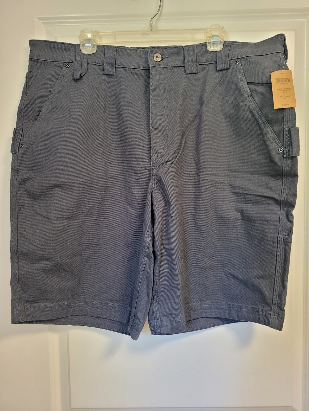 Duluth Flex Firehose Carpender Shorts - Size 42, Grey